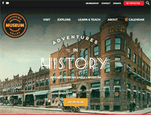 Tablet Screenshot of cvmuseum.com